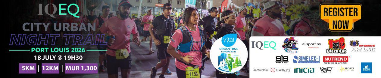 IQEQ City Urban Night Trail Port Louis 2026